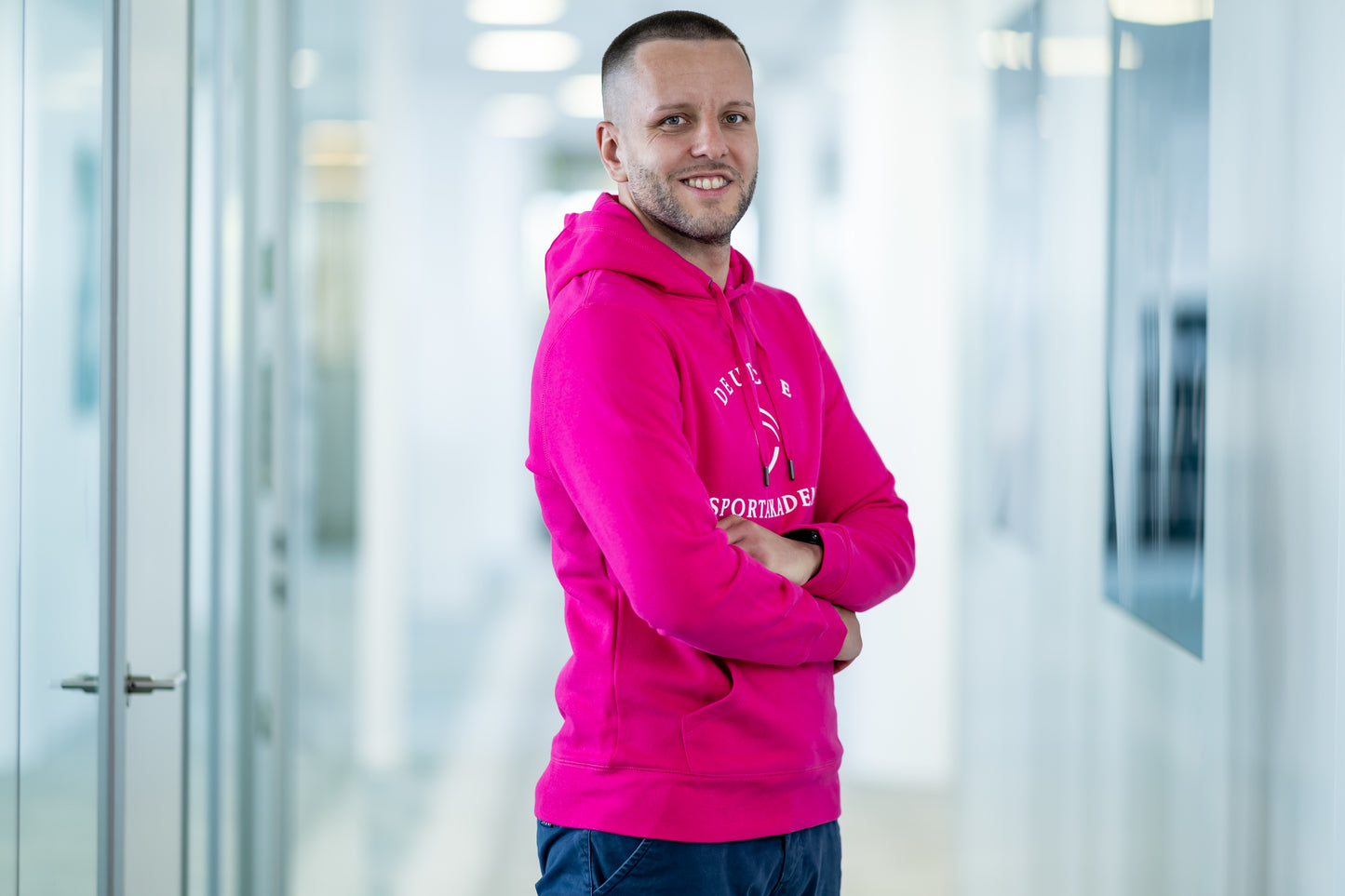 Deutsche Sportakademie Hoodie Pink Unisex