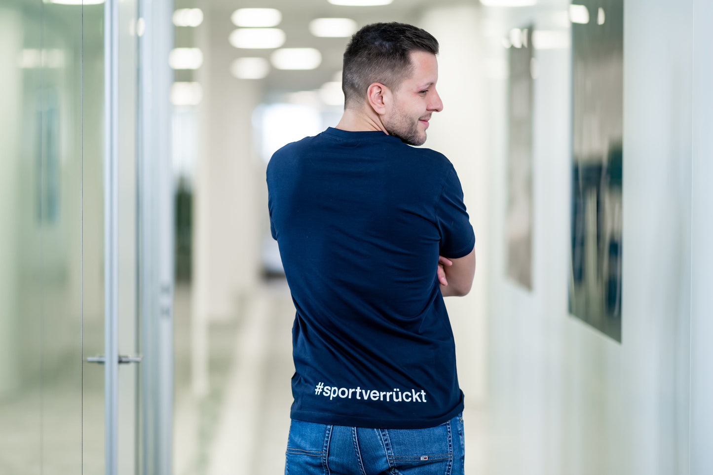 #sportverrückt Herren T-shirt Tinte